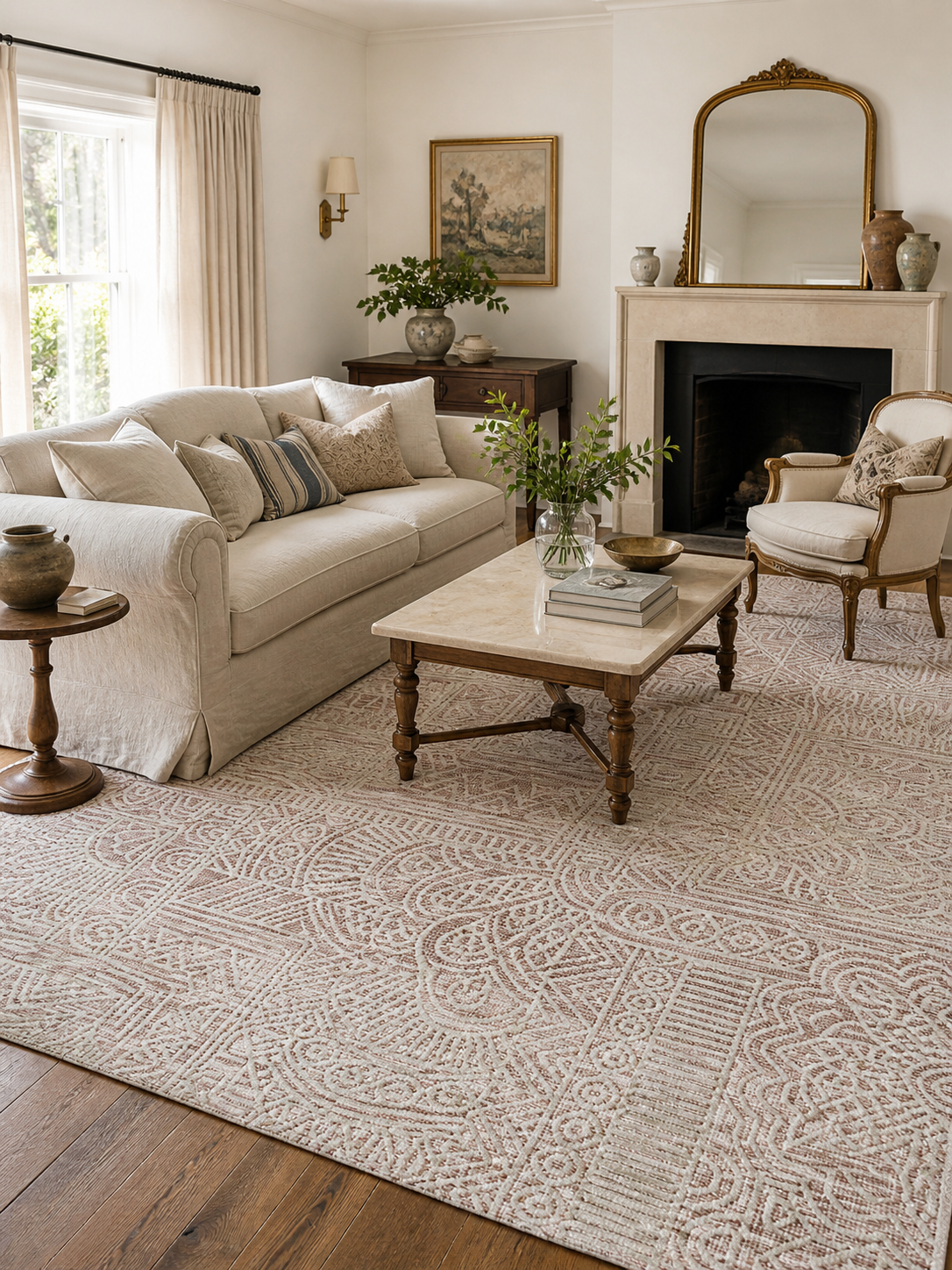 Amritsar Newburg Rust Tribal Rug