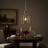 Arcadia 1lt Pendant Satin Chrome