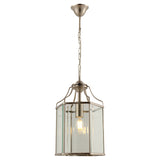 Arcadia 1lt Pendant Satin Chrome
