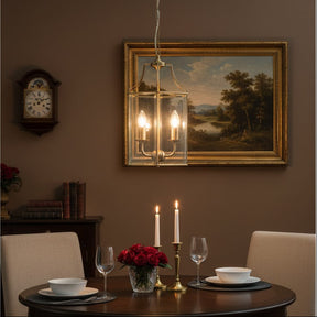 Arcadia 3lt Pendant Gold