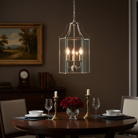 Arcadia 3lt Pendant Satin Chrome