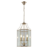 Arcadia 3lt Pendant Satin Chrome
