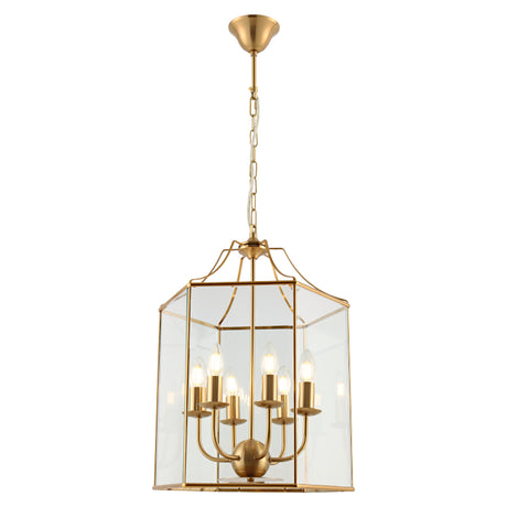 Arcadia 6lt Pendant Gold