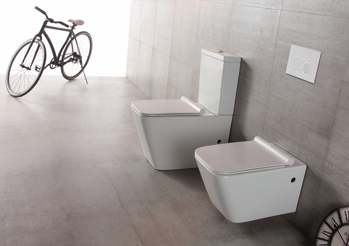 Ardente-R Rimless Nano Glaze Wall Faced Toilet (Gloss White) - Clearance