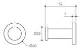 Argia Robe Hook drawing