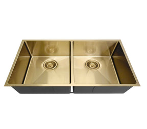Arte Brushed Gold Kitchen Sink 88D (880x450x220)