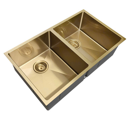 Arte Brushed Gold Kitchen Sink 88D (880x450x220)