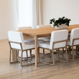 Ashton American Oak Dining Table 3m