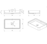 Astera - 500 x 360 x 120mm