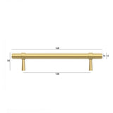 Astor - Brushed Brass Handle (Premium Solid Brass Construction) (All Sizes)
