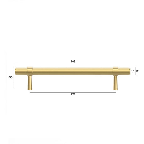 Astor - Brushed Brass Handle (Premium Solid Brass Construction) (All Sizes)