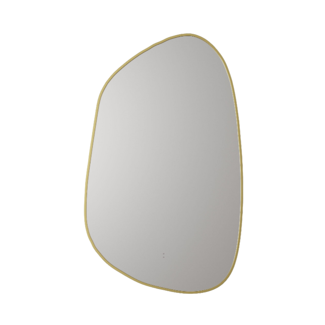 Asymmetric Frameless Mirror