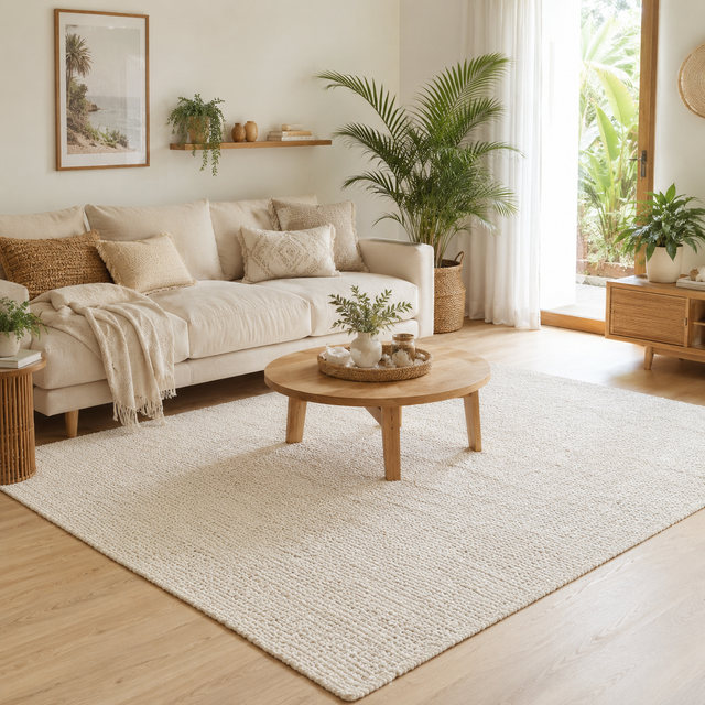 Atrium Barker Bleach Jute Rug