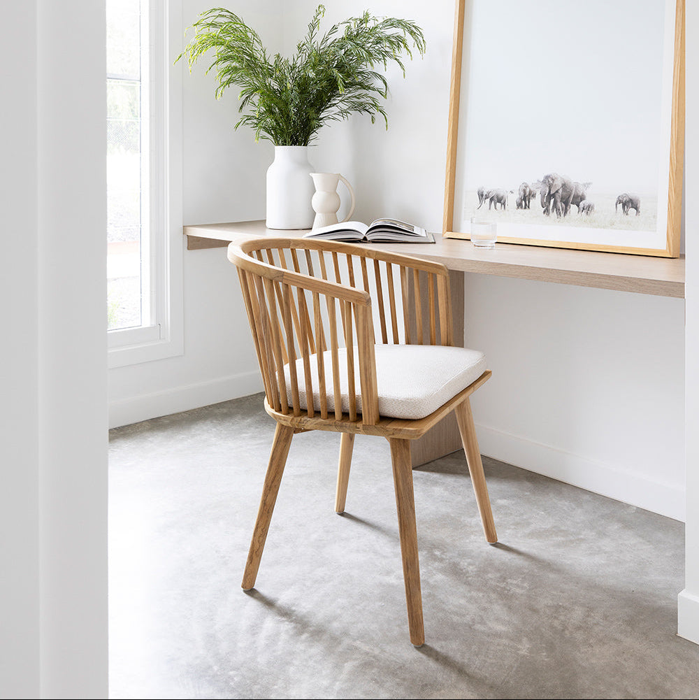 Aurelia Dining Chair 54cm - Natural- DISCONTINUE