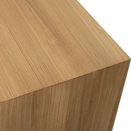 Audrey Solid Teak Wood  Entertainment Unit – 2m – Natural