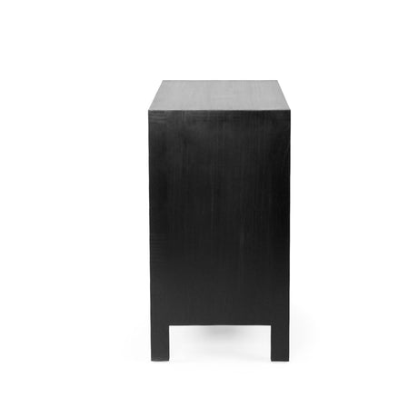 Audrey Teak 2 Door Sideboard - 1.1m - Black