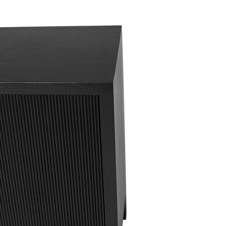 Audrey Teak 2 Door Sideboard - 1.1m - Black