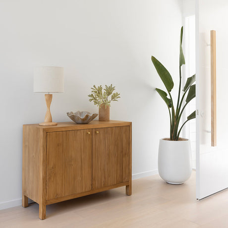 Audrey Teak 2 Door Sideboard - 1.1m - Natural