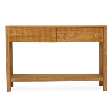 Audrey Teak Console Table – Natural –  1.2m