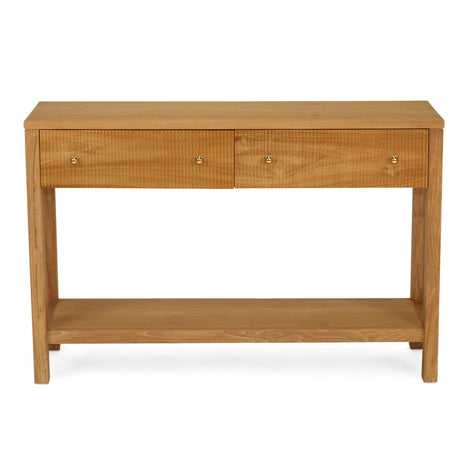 Audrey Teak Console Table – Natural –  1.2m
