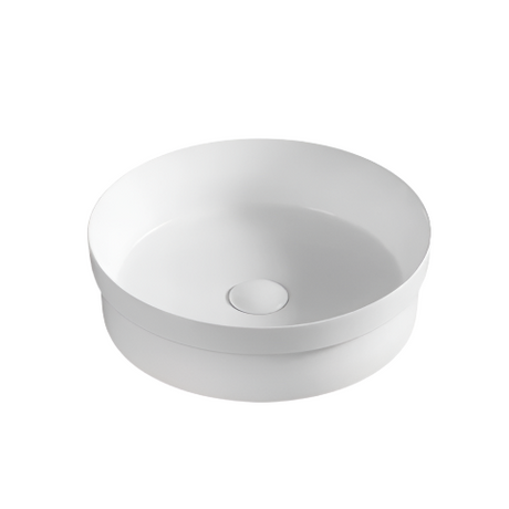 Aulic GARDINIER Semi Inset Basin Gloss White (Round:405x405x120)