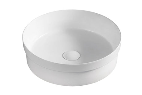 Aulic GARDINIER Semi Inset Basin Gloss White (Round:405x405x120)