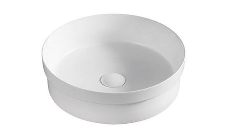 Aulic GARDINIER Semi Inset Basin Gloss White (Round:405x405x120)