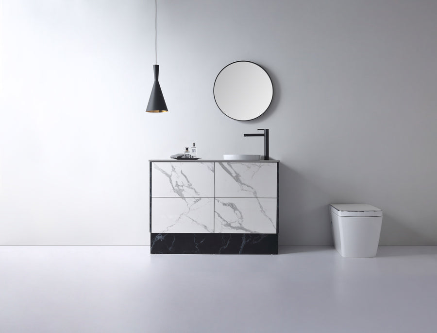 Aulic GARDINIER Semi Inset Basin Gloss White (Round:405x405x120)