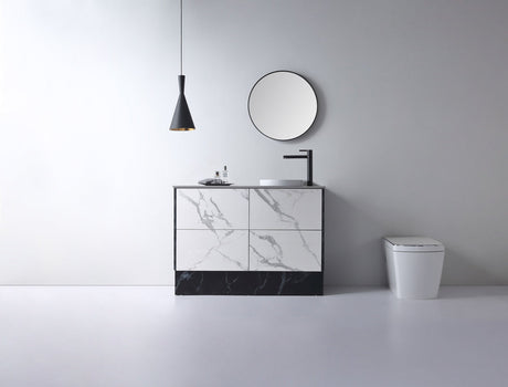 Aulic GARDINIER Semi Inset Basin Gloss White (Round:405x405x120)