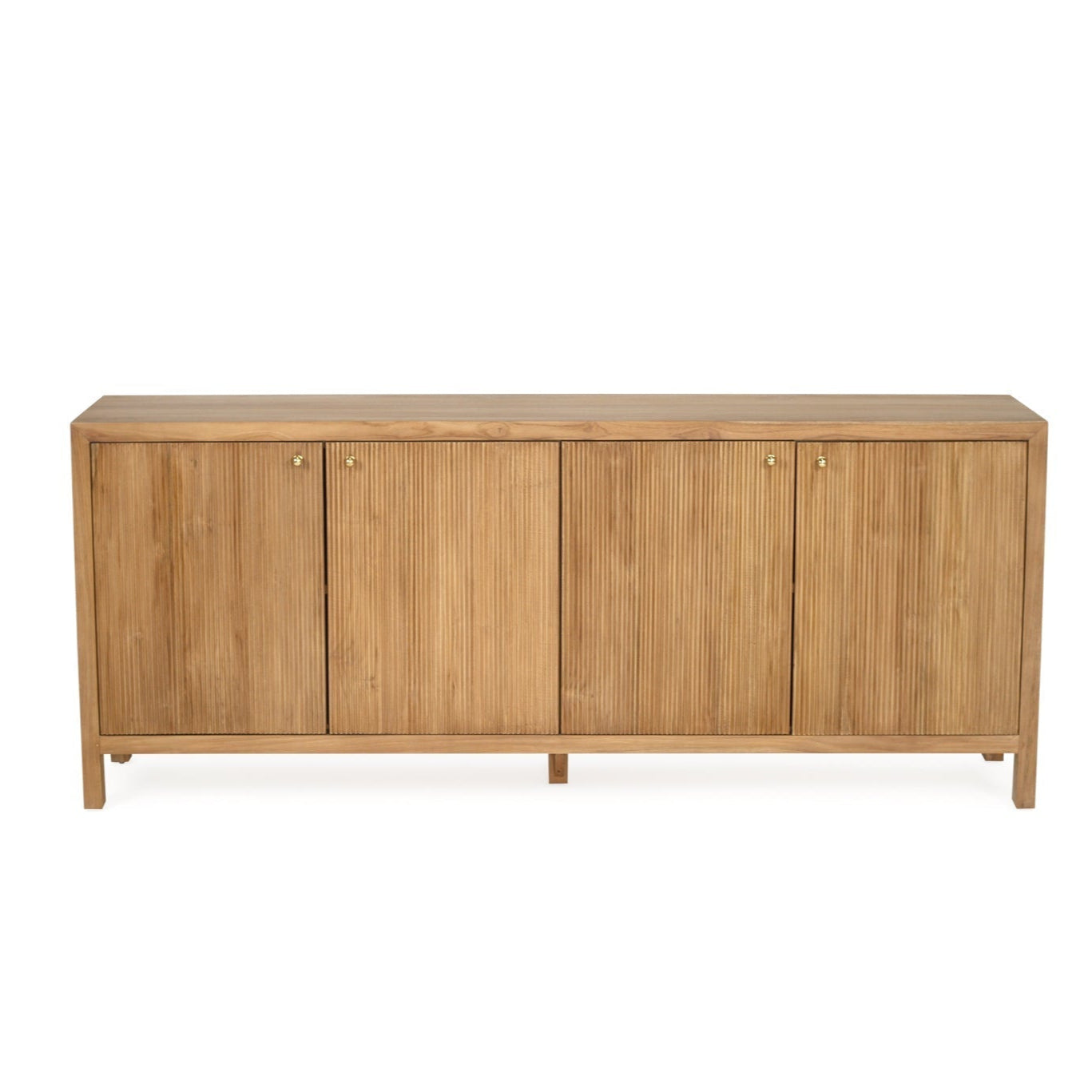 Aurelia 4 Door Teak Sideboard - 2.0m - Natural