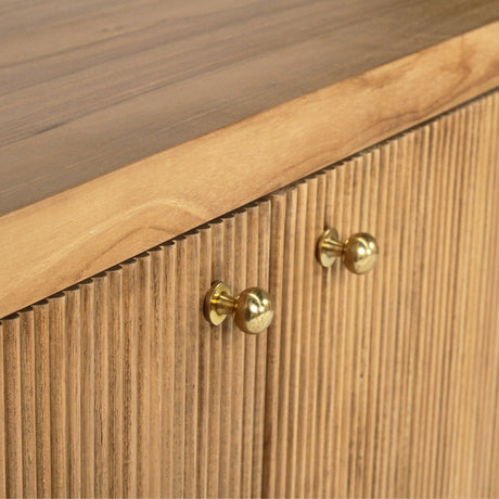 Aurelia 4 Door Teak Sideboard - 2.0m - Natural