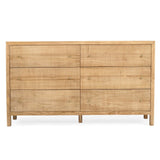 Aurelia Chest Of  Teak Drawers - 1.6m - Natural