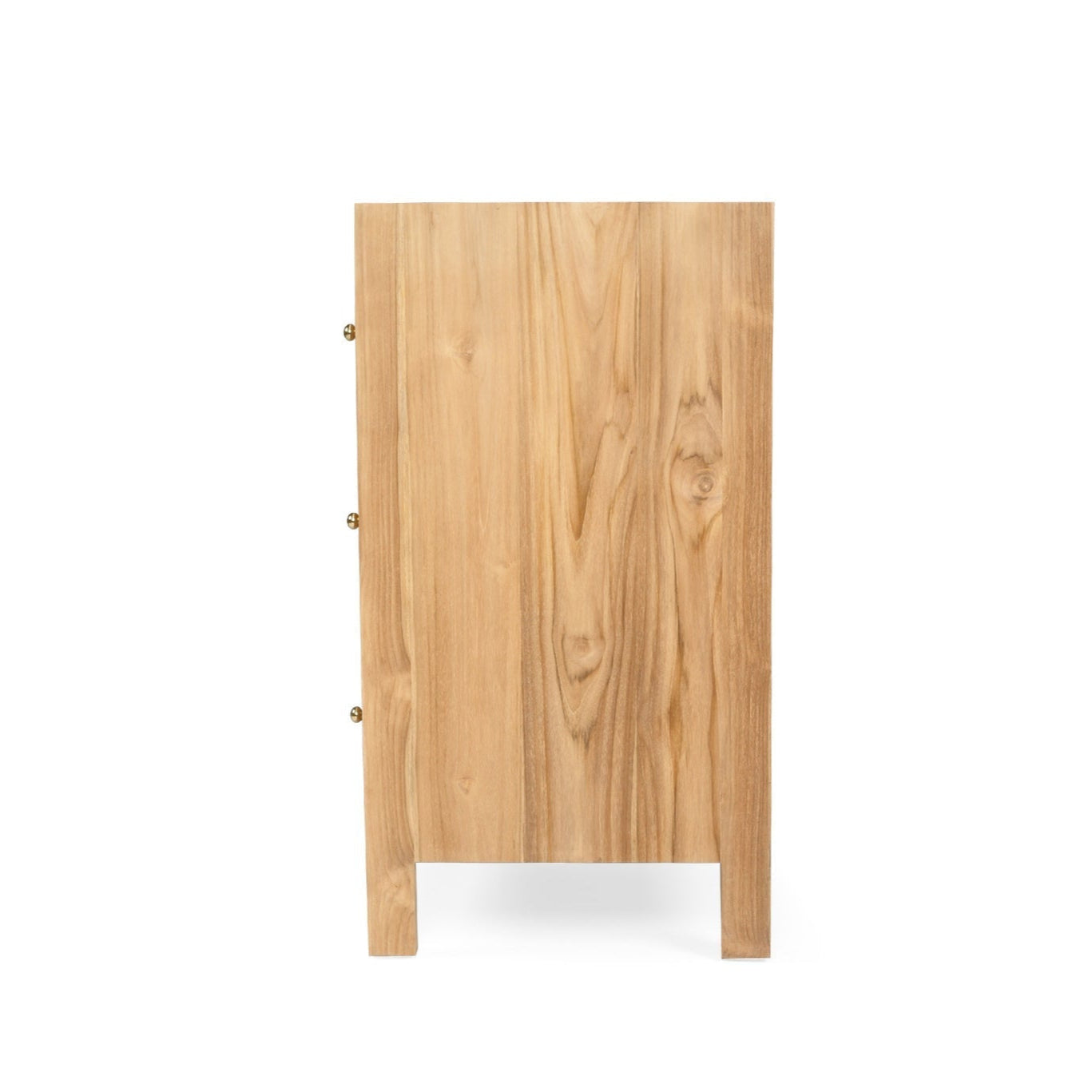 Aurelia Chest Of  Teak Drawers - 1.6m - Natural
