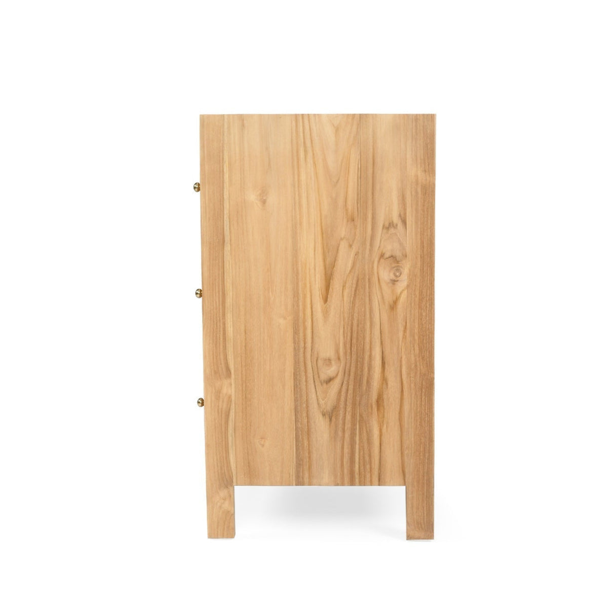 Aurelia Chest Of  Teak Drawers - 1.6m - Natural