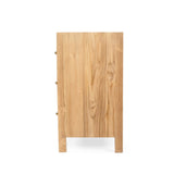 Aurelia Chest Of  Teak Drawers - 1.6m - Natural