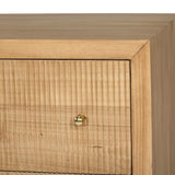 Aurelia Chest Of  Teak Drawers - 1.6m - Natural