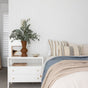 Aurelia Mahogany Nightstand - Whitley - 0.8m