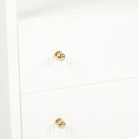Aurelia Mahogany Nightstand - Whitley - 0.8m