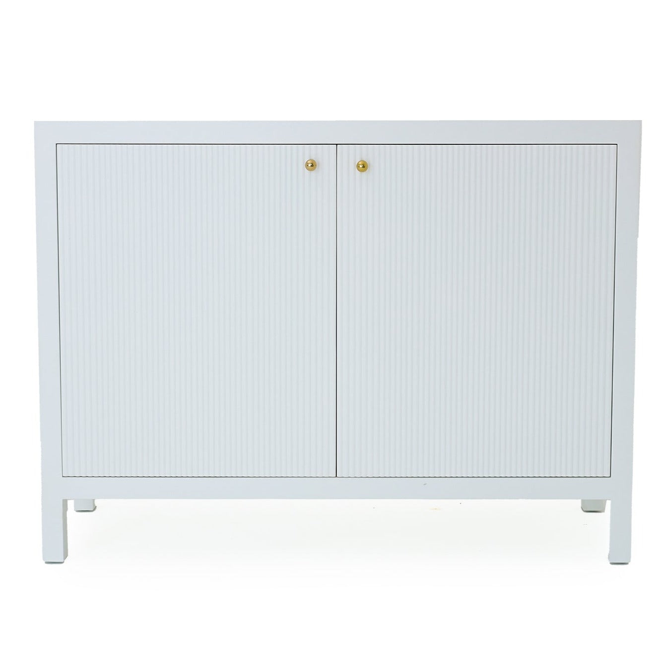 Aurelia Teak 2 Door Sideboard - 1.1m - White