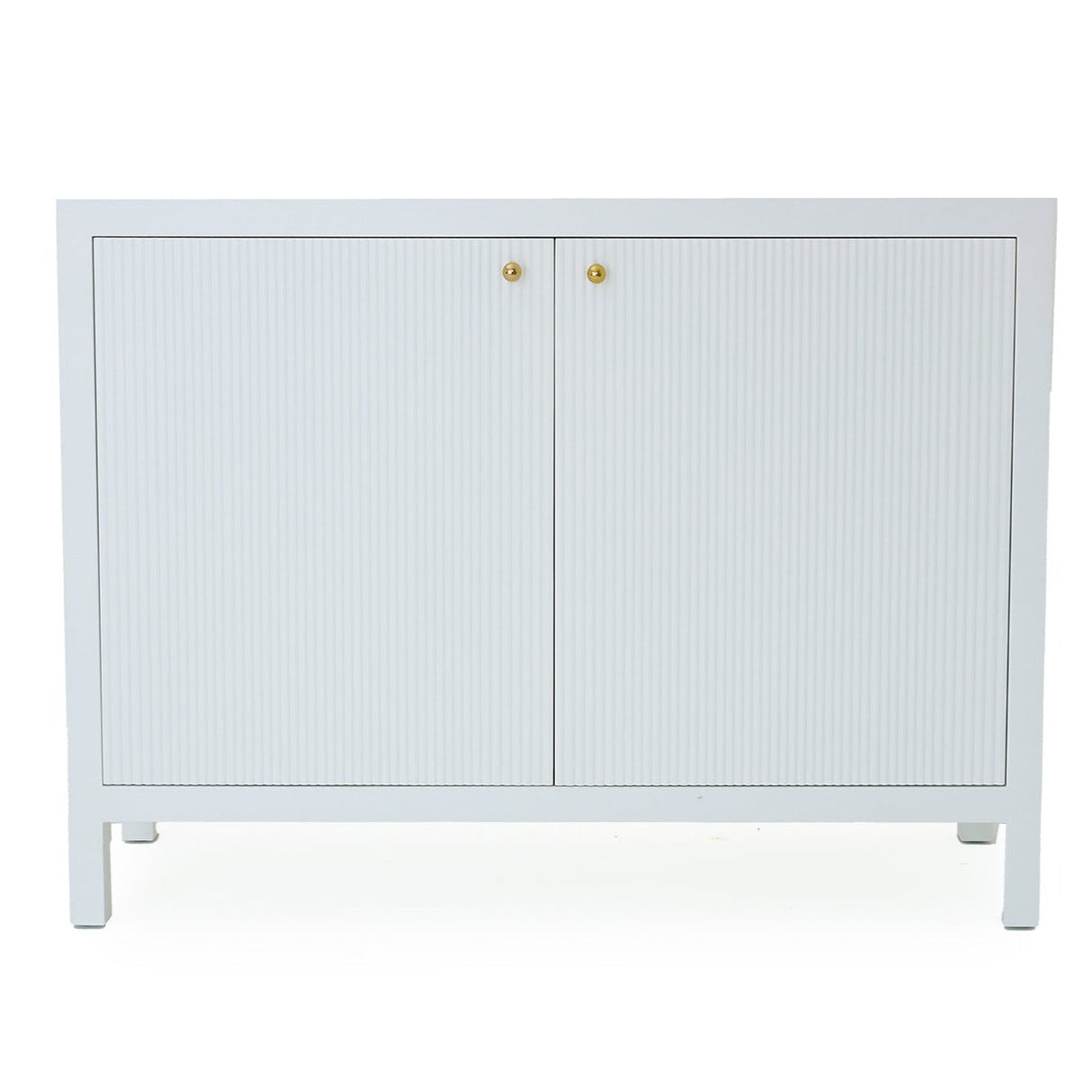 Aurelia Teak 2 Door Sideboard - 1.1m - White
