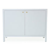 Aurelia Teak 2 Door Sideboard - 1.1m - White