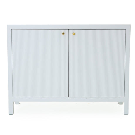 Aurelia Teak 2 Door Sideboard - 1.1m - White