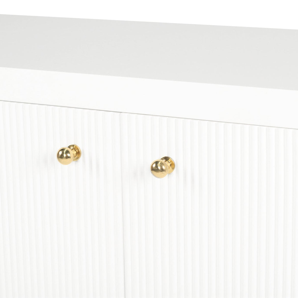 Aurelia Teak 2 Door Sideboard - 1.1m - White