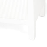 Aurelia Teak 2 Door Sideboard - 1.1m - White