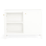 Aurelia Teak 2 Door Sideboard - 1.1m - White