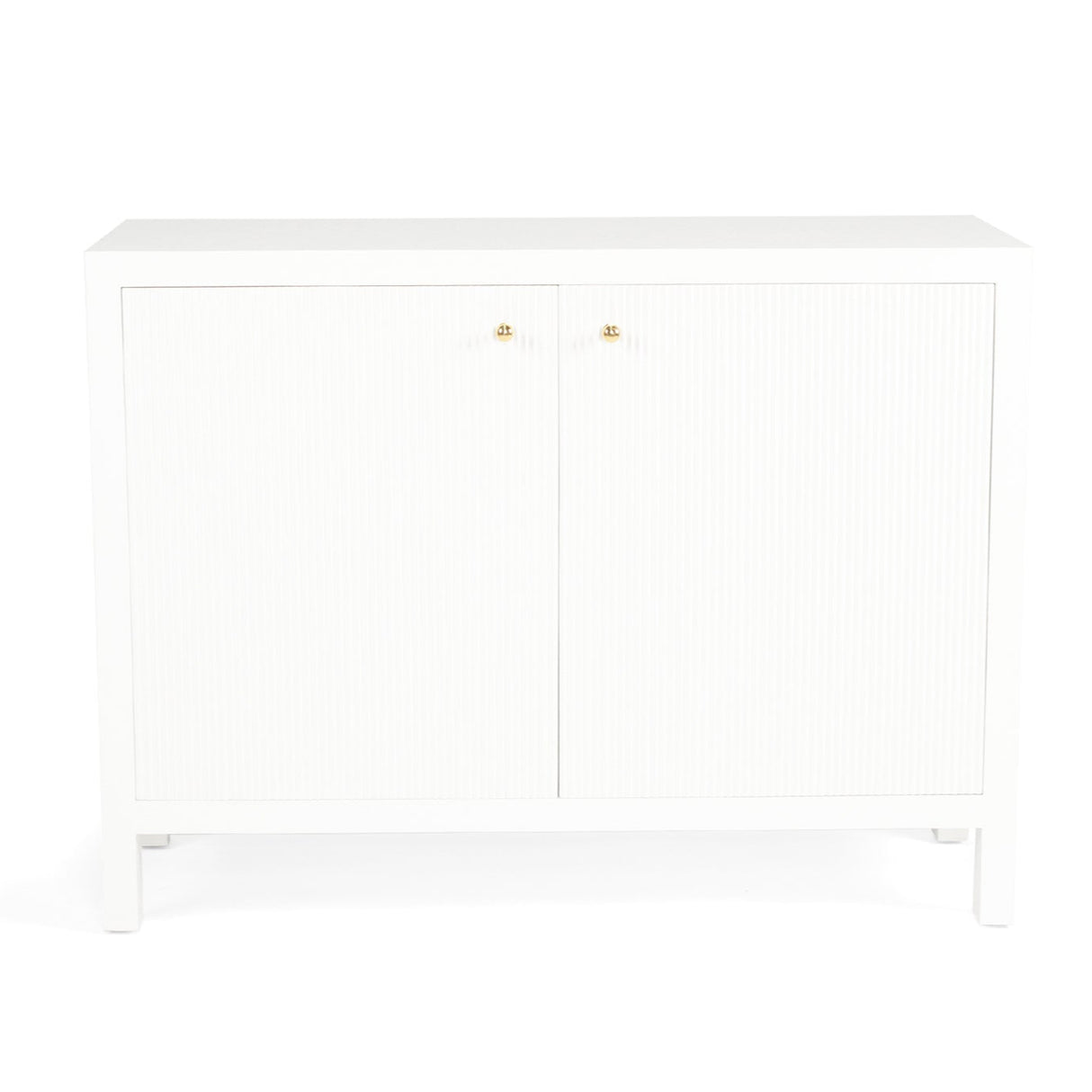Aurelia Teak 2 Door Sideboard - 1.1m - White