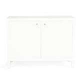 Aurelia Teak 2 Door Sideboard - 1.1m - White