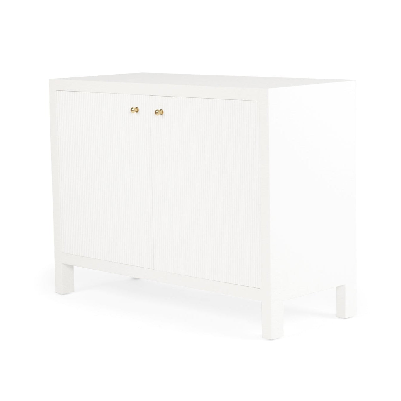 Aurelia Teak 2 Door Sideboard - 1.1m - White