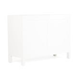 Aurelia Teak 2 Door Sideboard - 1.1m - White