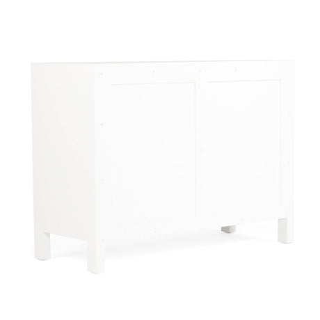 Aurelia Teak 2 Door Sideboard - 1.1m - White